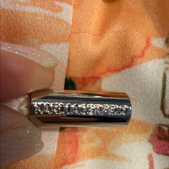 KARL LAGERFELD PARIS Colorful Printed Pants - Picture 8 of 15